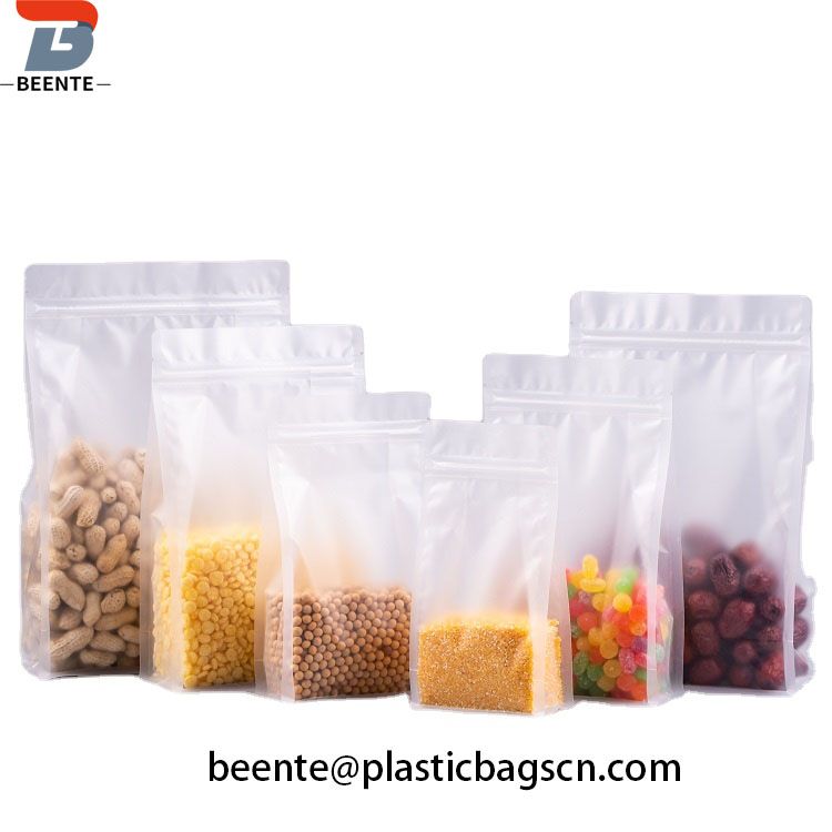 100% Food Grade Transparent na Snacks Packaging Pouch