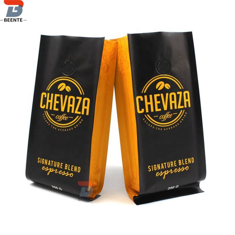 Compostable coffee bags at Flat bottom coffee bags