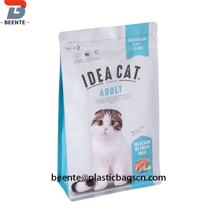 Custom Packaging Dog Food Bag na May Resealable Zipper