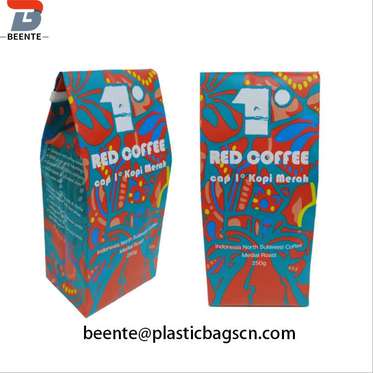 Food Packaging Side Gusset Bag Mga Coffee Bean Packaging Bag